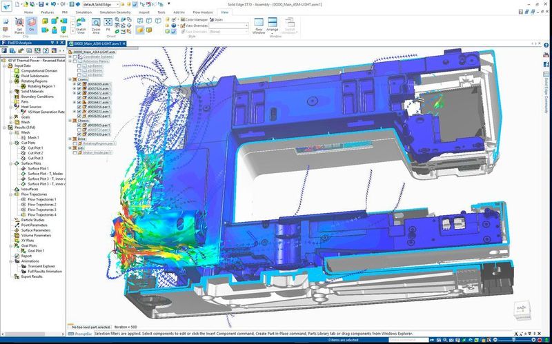 So ist die Strömungsanalyse jetzt vollständig integriert.  (Siemens PLM Software)