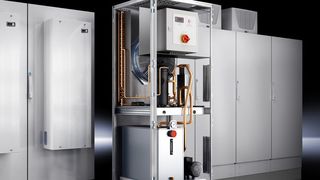 Der Top-Therm Chiller von Rittal ist eine modular aufgebaute Rückkühlanlage, die in einem Standard-TS-8-Schrank aufgebaut ist und sich damit leicht in die Schaltanlage integrieren lässt (Archiv: Vogel Business Media)