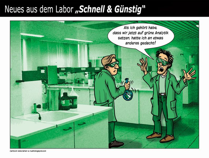 Übersicht unserer Bildergalerien (Comic: www.rainer-e-ruehl.blogspot.com) (Bild: LABORPRAXIS/Rühl)