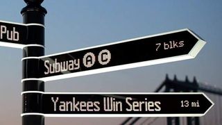 Wo geht es am schnellsten zur nächsten U-Bahn? Mit dem Wegweiser-System Points lässt sich variabel die Richtung anzeigen. Gewünschte Ziele lassen sich vorher per Eingabe auswählen. (Bild: Breakfast)