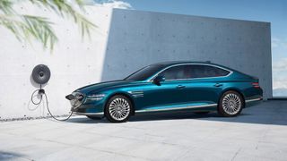 Genesis hat eine Elektrovariante des G80 vorgestellt. (Bild: Genesis)