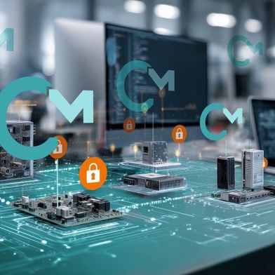 Schutz und Lizenzierung bis zum Mikrocontroller mit CodeMeter. (Bild: Wibu-Systems AG, erzeugt mit Midjourney)