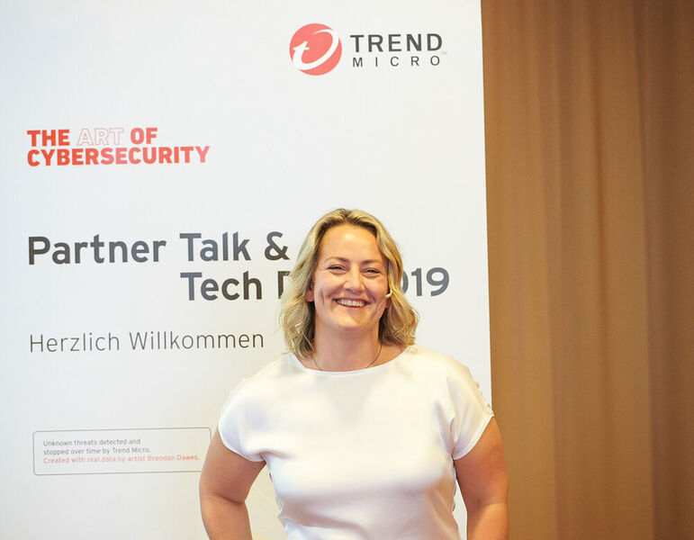 Fokus Sales Plays: Trend Micro Account Manager stellten Kundenprojekte vor, im Bild Virginia Baukmann (Trend Micro)   (Trend Micro)