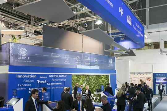 (Geodis präsentiert seine Innovation Gallery in 303/402 in Halle B5. (Bild: Alex Schelbert / Messe München GmbH))