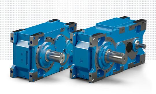 Das Gehäuse des Maxxdrive XD wurde speziell für Hubanwendungen gestaltet und für abwärts gerichtete Lasten optimiert.(Bild:  Nord Drivesystems)