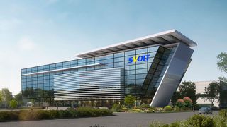 Svolt baut eine Batteriefertigung in China. Im Bild: Der Standort Überherrn des Unternehmens. (Bild: SHS)