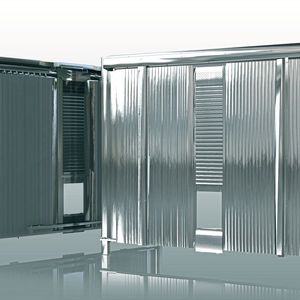 Rückwandsysteme schützen empfindliche Maschinenteile vor Verschmutzungen. Hema fertigt die Schutzabdeckungen in individuellen Größen. 