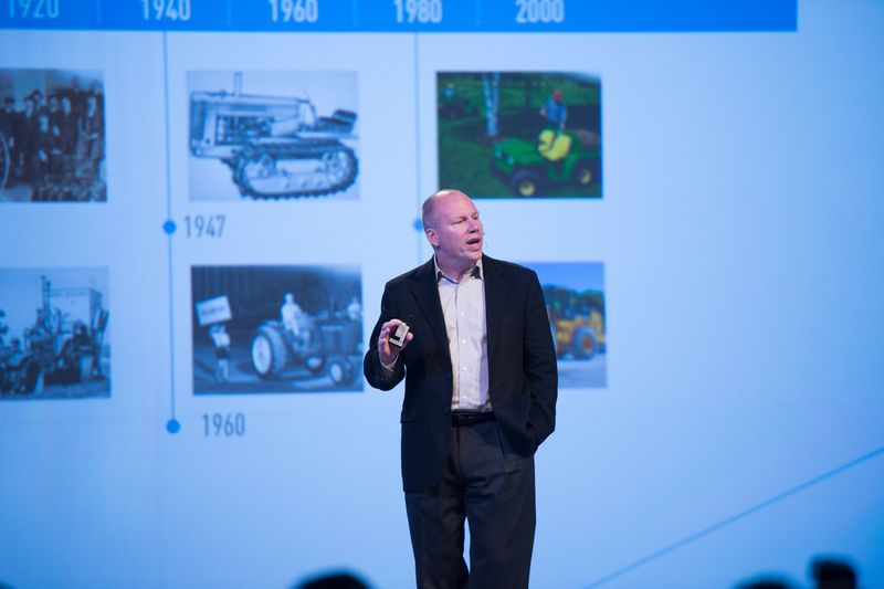 Brian Rauch vom amerikanischen Land-und Baumaschinenhersteller John Deere. (PTC)