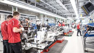From July, Porsche will only work with suppliers that make components with green electricity.