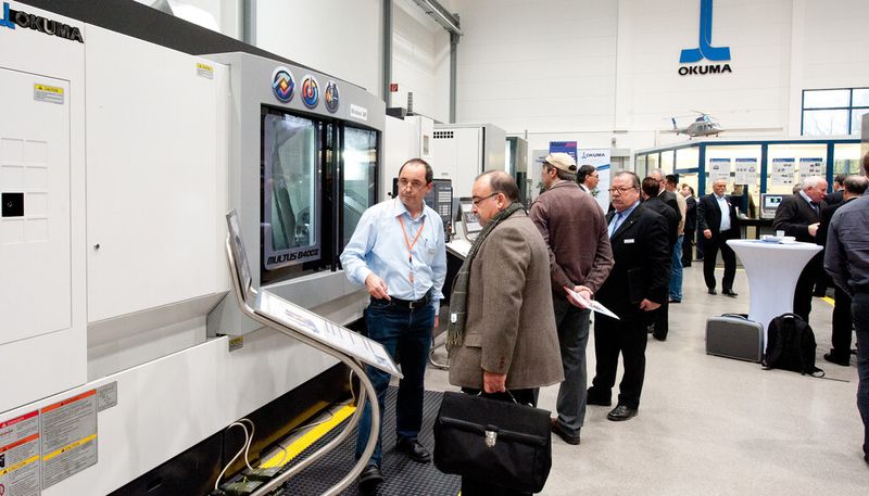 Impressionen vom Okuma-Open-House 2012. (Bild: Okuma/Hennecke)