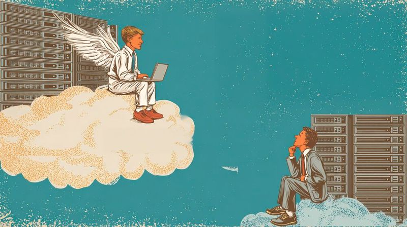 Autor Thomas Joos schreibt über den hybriden SAP-Betrieb: on premises und in der Cloud. (Bild:  Midjourney / KI-generiert)