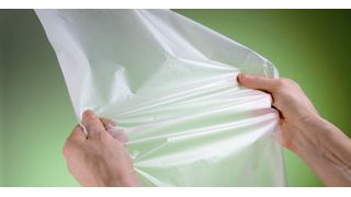 A new market analysis predicts great potentials for bioplastics in the packaging industry. Biopolymer foils like the one in the picture are already used for food packagings.  (Picture: BASF)