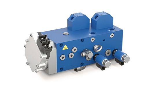 Der neue Servo-Drehschieber ist überall dort einsetzbar, wo Anwender gezielt eine hydraulische Frequenz aufbringen wollen, um z. B. Vibrationen durch Druckpulsation zu erzeugen. (Bilder:  Weber-Hydraulik)
