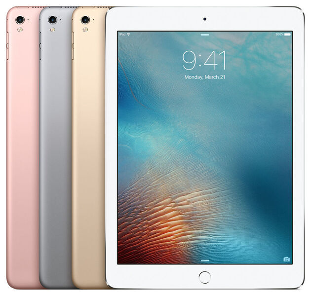 Das 9,7 Zoll große Display des iPad Pro nutzt laut Apple den gleichen Farbraum wie die digitale Filmindustrie. (Bild: Apple)