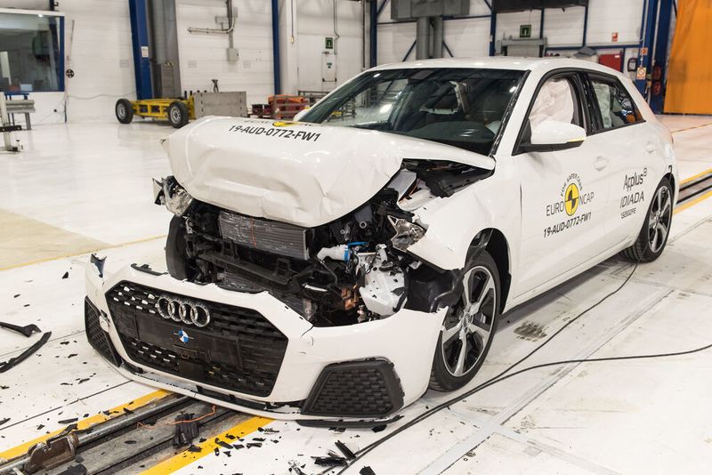 Auch der Audi A1 holte fünf Sterne. (Euro-NCAP)