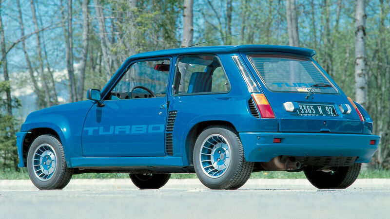 In den R5 packte Renault auch mal ganz schön Power, wie in diesen R5 Turbo aus dem Jahr 1980.
 (Renault)