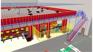 3D-Layout der Kommissionierung: Die Optimierung der Lagerperformance seiner Kunden ist die Mission von Element Logic, dem weltweit ersten und größten Autostore-Partner. (Bild: Element Logic)
