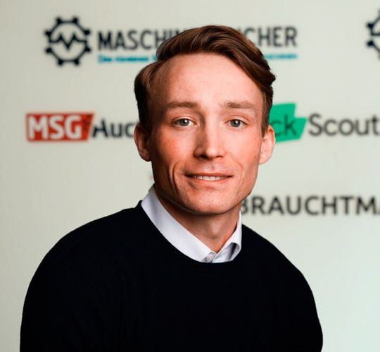 Max Fiene, Bereichsleiter Online-Auktionen.(Bild:  Machineseeker)