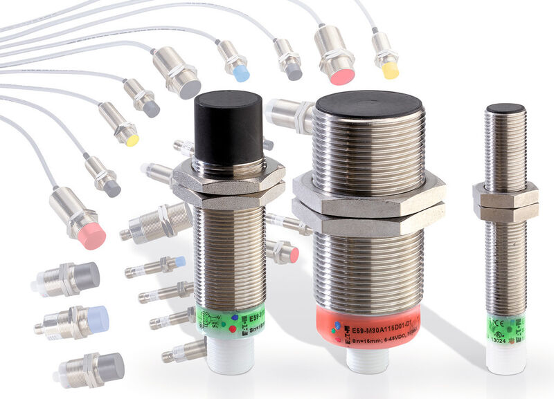 Eaton bietet ein breites Spektrum an Sensoren, wie die analogen induktiven Näherungssensoren mit überdurchschnittlicher Erfassungsleistung E59 Accu-Prox. (Bild: Eaton)
