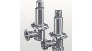 Die Hygienic 400 Sicherheitsventile und Überström-/Regelventile sind unter Einhaltung der grundlegenden Konstruktionsmerkmale des Hygienic Design konstruiert. (Bild: Goetze)