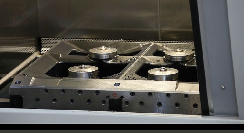 Bild 4: Das Spannmodul Turbine ist als automatisches Aufspannsystem zum Einbau in den Maschinentisch konzipiert. Bild: AMF (Archiv: Vogel Business Media)