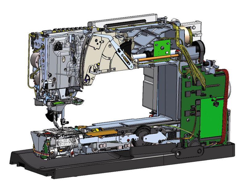 Rund 1500 Bauteile vereint die «Bernina 830» in sich – Komplexität im Superlativ.  (Bild: Bernina)