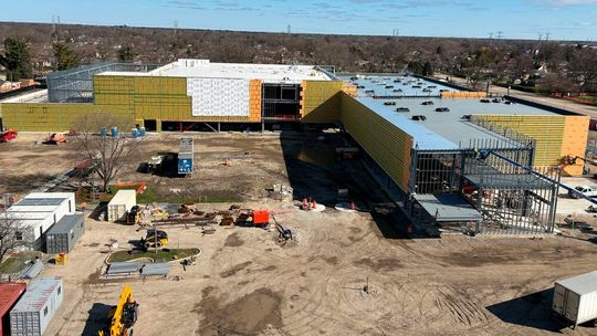Die Bauarbeiten auf der Vetter-Baustelle in Des Plaines schreiten planmäßig voran (April 2026)(Bild:  Vetter)