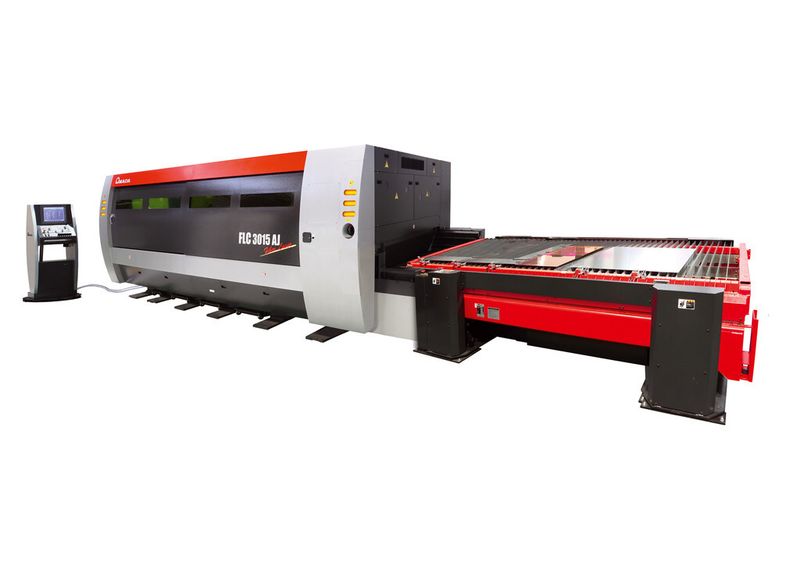 Die FLC-3015 AJ verbindet Amadas Erfahrung im Laserschneiden mit der Faserlaser-Technik. (Bild: Amada)