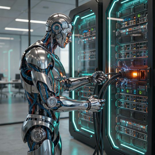 Wenn Amerika den KI-Stecker zieht. (Bild:  Neurawork AI/Leonardo.ai - generiert mit KI)