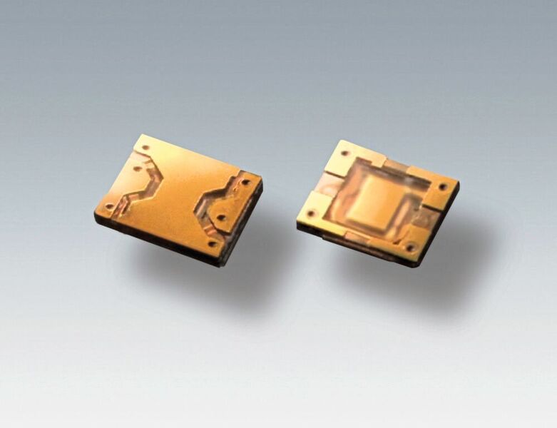 Bild 3: die weltweit kleinste Quarzeinheit DX1008JS (1,0 mm x 0,8 mm x 0,13 mm max.). (Codico)
