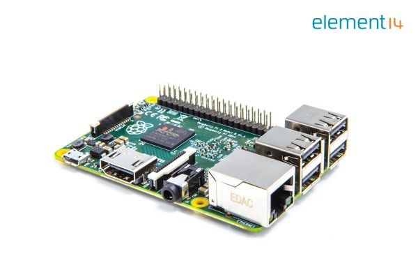 Raspberry Pi 2: Sechsfache Leistung dank Vierkern-Broadcom-Chip BCM2836 (Bild: Farnell)