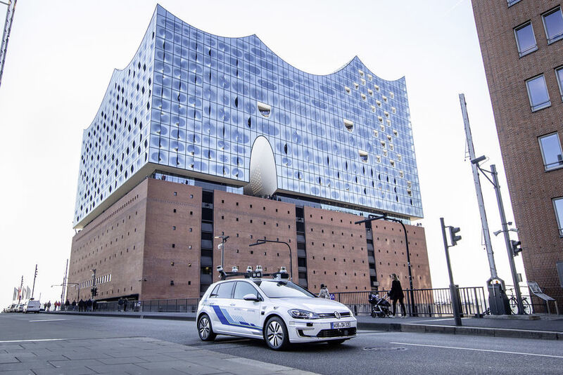 Volkswagen erprobt automatisierte Fahrzeuge im öffentlichen Stadtverkehr von Hamburg. (Volkswagen)