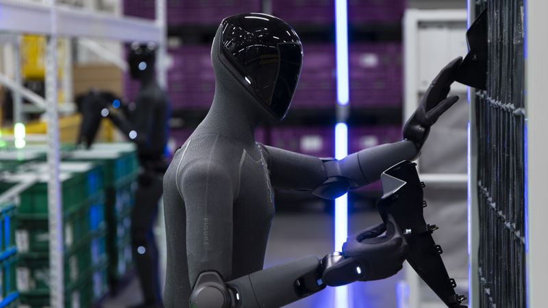 Figure 03 wird bei BMW in Spartanburg Sequenzierungsaufgaben in der Logistik übernehmen.(Bild:  BMW)