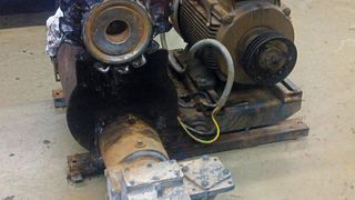 Ausgebrannte Druckluftanlage nach Funkenerzeugung in der Gebläsestufe. (Bild: Aerzen)