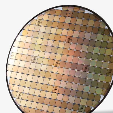 CMUT-Wafer vom Fraunhofer IPMS. (Bild: Fraunhofer IPMS)