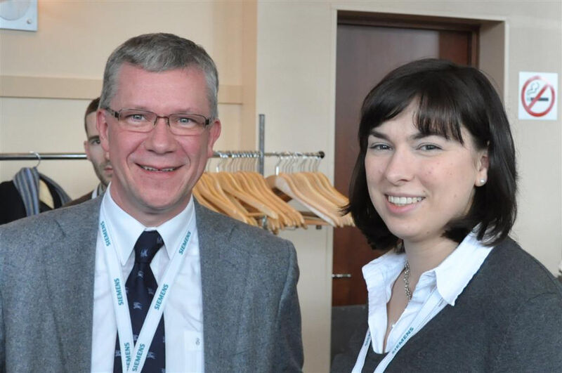 Armand Klein, Leader for UK/Benelux and Kazakhstan at DuPont International Operations Sàrl (left) and Marion Henig, Online Editor PROCESS at Vogel Business Media  (Picture: F.Jablonski/PROCESS)