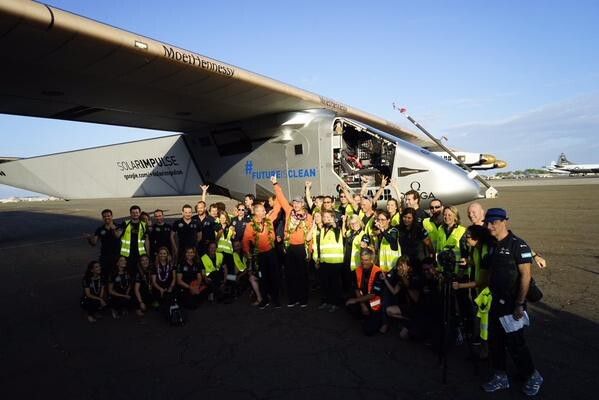 Flug 8 Nagoya - Kalaeloa, Hawaii (USA): Impressionen (Bild; Solar Impulse)