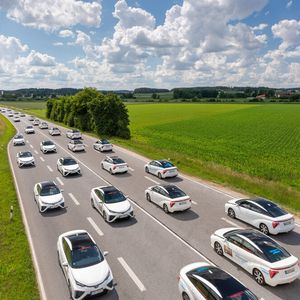 Die Kunden können die 30 Brennstoffzellenfahrzeuge in den nächsten zwei Jahren für drei Monate oder länger mieten. Für 499 Euro plus Steuern sind 1.000 Freikilometer im Monat, die Versicherung und die Servicekosten inklusive. Dann hat Schober aber ein anderes Verwertungskonzept für die Autos im Kopf...(Bild:  Auto Schober)