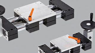 Die besonders stabile Doppelrohr-Lineareinheit lässt sich sowohl manuell als auch motorisch verstellen. (Bild: Rollon)