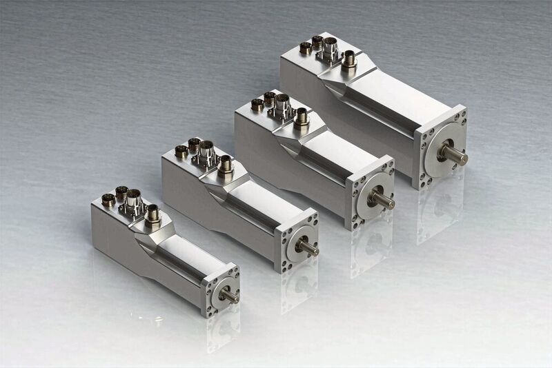 In seiner Baureihe HFI bietet Engel Elektroantriebe integrierte Synchronmotoren mit Leistungen bis 600 W, Nenndrehmomenten von bis zu 1,8 Nm und Flanschmaßen von 47 mm, 55 mm, 65 mm und 75 mm. (Engel Elektroantriebe )