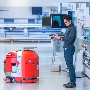 Durch die Ultrabreitband-Technik der Neugründung Trumpf Tracking Technolgies lassen sich Produkte in der Fertigung auch in einer metallschwangeren Umgebung zuverlässig nachverfolgen.