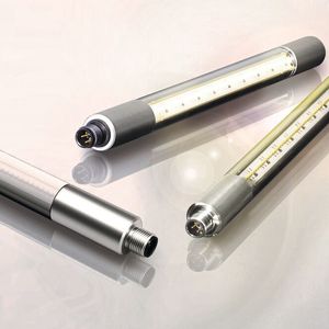 Ausgezeichnet mit dem Red Dot Award: LED-Arbeitsleuchte von Binder.(Bild:  Franz Binder GmbH & Co.)