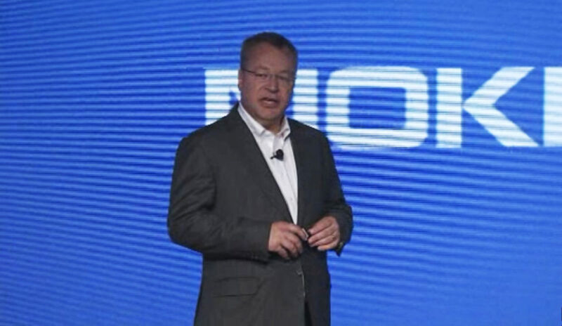 Nokia-Chef Stephen Elop eröffnete die Präsentation – die Zukunft des Unternehmens hängt am Erfolg der Windows-Phone-8-Produktpalette. (Archiv: Vogel Business Media)