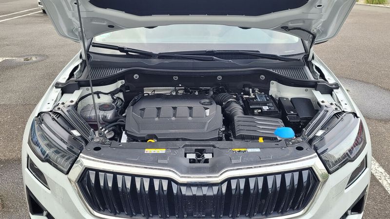 10. Der Antrieb: Mit dem 150-PS-Diesel ist der Skoda Karoq ideal motorisiert. Ein Großteil der Zielgruppe benötigt diese Leistung vermutlich noch nicht einmal. (Bild: Wehner - VCG)