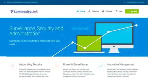 LuminosityLink-Website. (Palo Alto Networks)