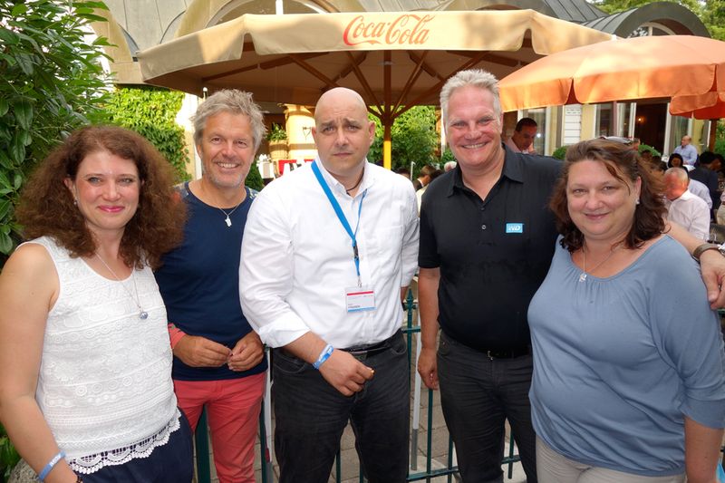 Maria Fritz, Western Digital, Dirk Roedel, agentur simply orange, Kai Frieben, Jörg Andreas und Sonja Huber, Western Digital (Bild: IT-BUSINESS)
