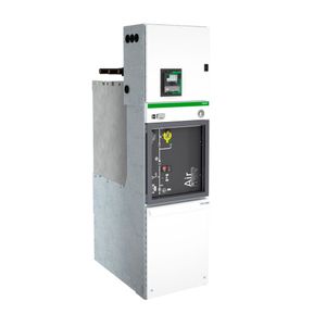 Die neue Mittelspannungsschaltanlage GM Airset von Schneider Electric setzt ein Zeichen für mehr Nachhaltigkeit und Klimaschutz, denn sie komme zwecks Isolation komplett das Treibhausgas Schwefelhexaflourid aus.(Bild:  Schneider Electric)