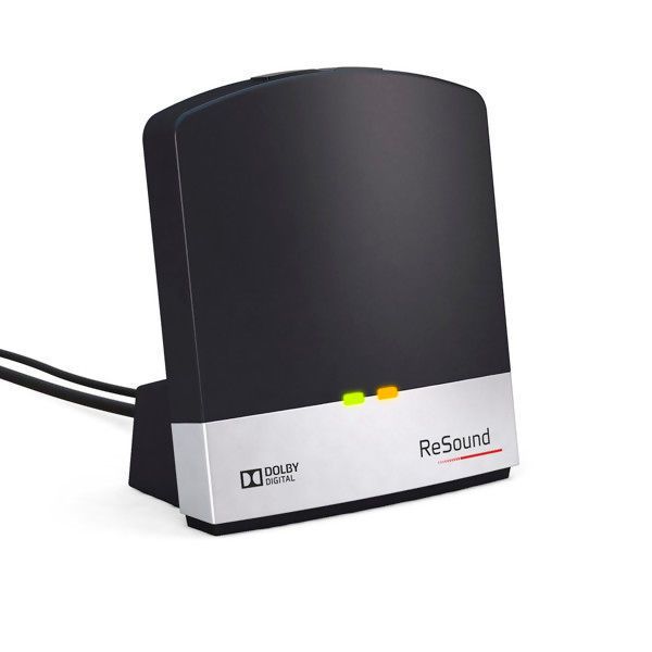 Der Audio Beamer bietet Hörsystem-Trägern im Smart Home per Funk Verbindung zu Audiogeräten wie Fernseher, Computer oder Stereoanlagen. Die Reichweite beträgt bis zu 7 Meter. (ReSound)