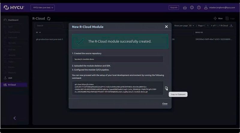 GenAI in der HYCU R-Cloud.   (Bild: HYCU)