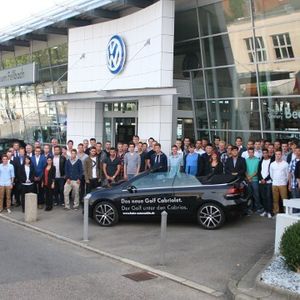 Geschäftsführer Steffen Hahn begrüßte 61 neue Hahn-Azubis.